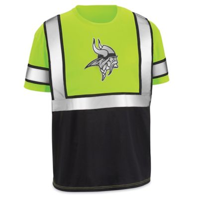 NFL Hi-Vis T-Shirt - Minnesota Vikings, 2XL S-26078MIN2X