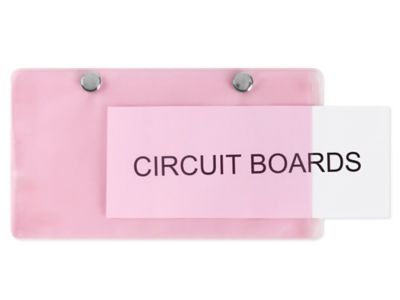 ESD Safe Label Holders - 7 1/2 x 3 1/2