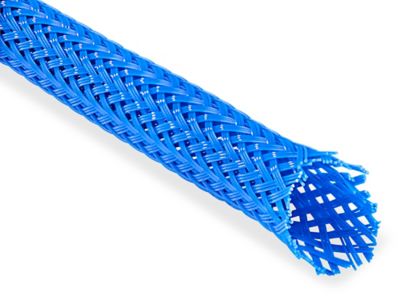 Braided Expandable Cable Sleeve - 3/8", Blue S-26185BLU