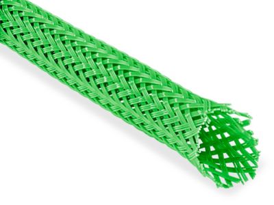 Braided Expandable Cable Sleeve - 3/8", Green S-26185G