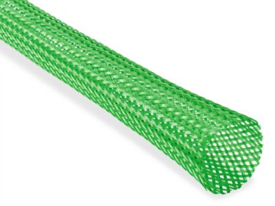 Braided Expandable Cable Sleeve - 3/4", Green S-26186G