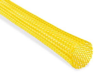 Braided Expandable Cable Sleeve - 3/4", Yellow S-26186Y