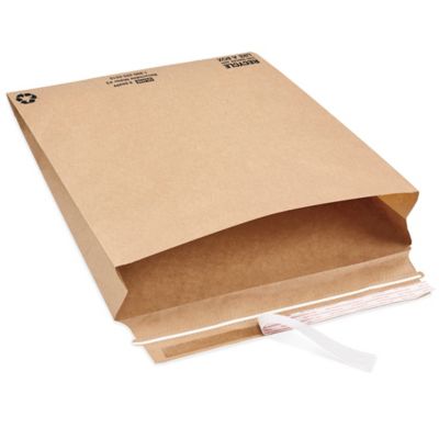 Kraft Recyclable Paper Mailers #7 - Expansion, 15 x 19  x 3" S-26299