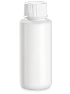 White Cylinder Bottles - 2 oz S-26329