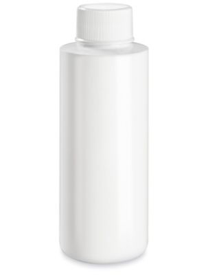 White Cylinder Bottles - 4 oz S-26330