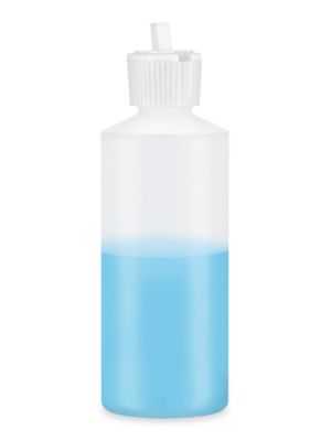 Natural Cylinder Bottles Bulk Pack - 6 oz, Flip Top Cap S-26363B