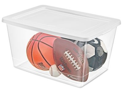 Plastic Storage Container - 23 x 17 x 12", 58 Quarts S-26390