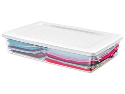 Plastic Storage Container - 29 x 18 x 6", 41 Quarts S-26391