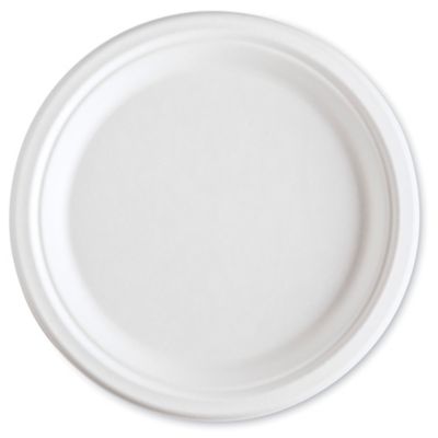 Compostable Sugarcane Plates - 9" S-26421