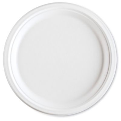 Compostable Sugarcane Plates - 10" S-26422