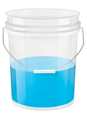 Clear Plastic Pail S-26424