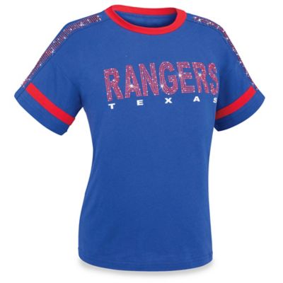 Ladies' MLB Bling T-Shirt - Texas Rangers, XL S-26427TEX-X