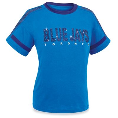 Ladies' MLB Bling T-Shirt - Toronto Blue Jays, Medium S-26427TOR-M