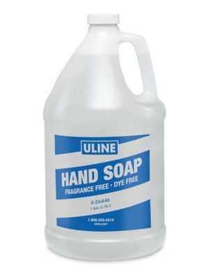 Uline Fragrance and Dye-Free Hand Soap - 3.8 L S-26446