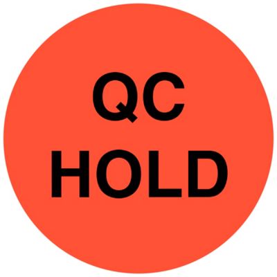  Circle Inventory Control Labels - 