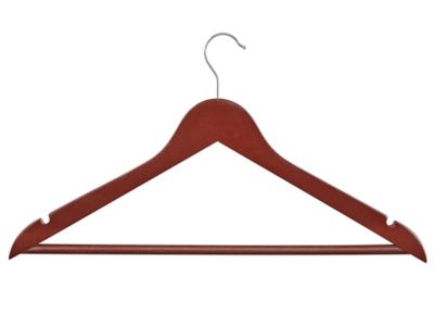 Wood Hangers - Shirt with Bar, Walnut S-26483WAL