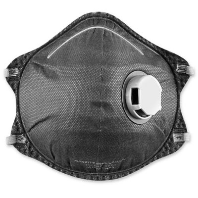 Uline Black Industrial Respirator with Valve S-26498