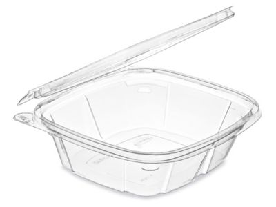 Tamper-Evident Food Containers - Rectangle, 8 oz S-26504