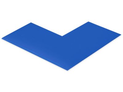 Mighty Line&reg; Deluxe Safety Tape Angles - 6 x 6 x 3", Blue S-26551BLU