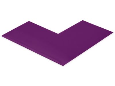 Mighty Line&reg; Deluxe Safety Tape Angles - 6 x 6 x 3", Purple S-26551PUR