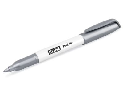 Uline Permanent Markers - Silver S-26595SIL