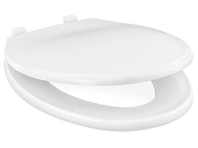 Bemis&reg; Toilet Seat - Antimicrobial, Elongated, Closed Front, Lid, Slow-Close Hinge S-26608