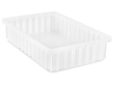 Divider Box - 15 x 9 x 3", Clear S-26610