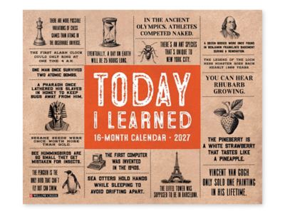 2027 Today I Learned Calendar S-26653