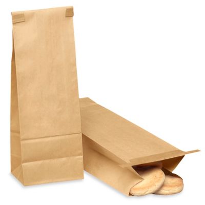 Bakery Bags - Plain Front, 3 3/8 x 2 1/2 x 10 7/8", Kraft S-26659