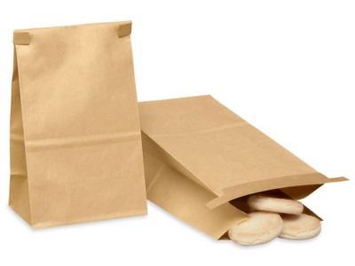Bakery Bags - Plain Front, 4 3/4 x 3 1/4 x 9", Kraft S-26660