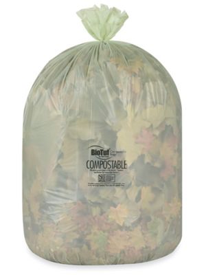BioTuf&reg; Compostable Liners - 55-60 Gallon S-26672