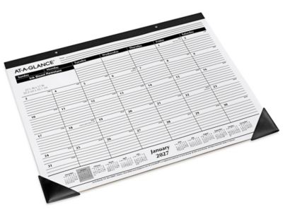 AT-A-GLANCE&reg; Desk Calendars - Lined, 2027 S-26683