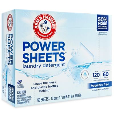 Arm & Hammer&trade; Laundry Detergent Sheets - Fragrance Free S-26705
