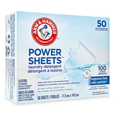 Arm & Hammer&trade; Laundry Detergent Sheets - Fragrance Free S-26707