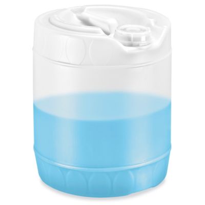 Closed Head Poly Pail - 5 Gallon, Natural S-26751