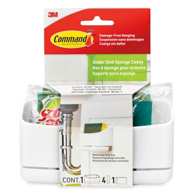 3M 17609-HWESF Command&trade; Under Sink Caddy - White S-26766
