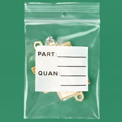3 x 4" Reclosable Parts Bags - Hang Hole S-2682
