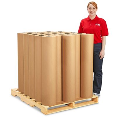 40 lb Kraft Paper Roll Skid Lot - 60 x 900' S-11418S - Uline