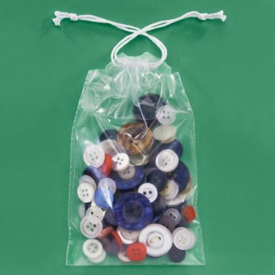 3 x 5" 2 Mil Drawstring Bags S-2702