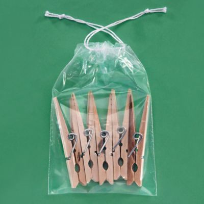 15 x 18 4 Mil Drawstring Bags S-11060 - Uline