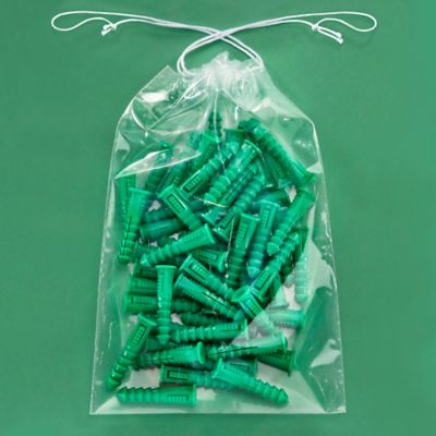 5 x 8" 2 Mil Drawstring Bags S-2704