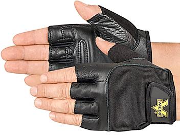 Leather Padded Lifting Gloves - Large S-2717L