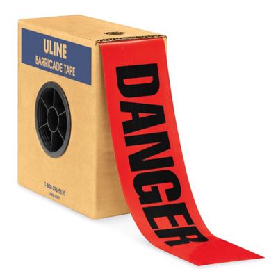 Barricade Tape - 3" x 1,000', "Danger" S-2746