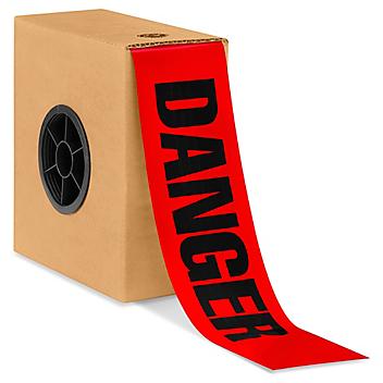 Barricade Tape - 3" x 1,000', "Danger" S-2746