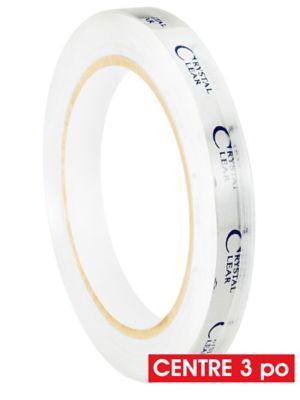 Uline Crystal Clear Tape - 1/2" x 72 yds S-2747