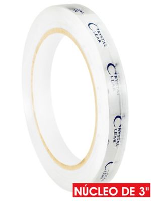 Uline Cinta Adhesiva de Transparencia Cristalina - 1/2" x 72 yardas S-2747