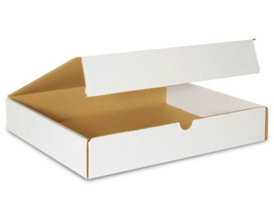 12 1/8 x 9 1/4 x 2" White Literature Mailers S-275