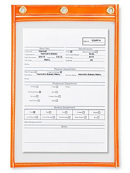 Job Ticket Holders - 6 x 9", Orange S-2760O