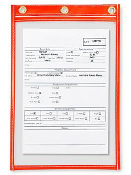 Job Ticket Holders - 6 x 9", Red S-2760R