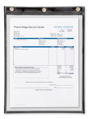  Job Ticket Holders - 9 x 12"